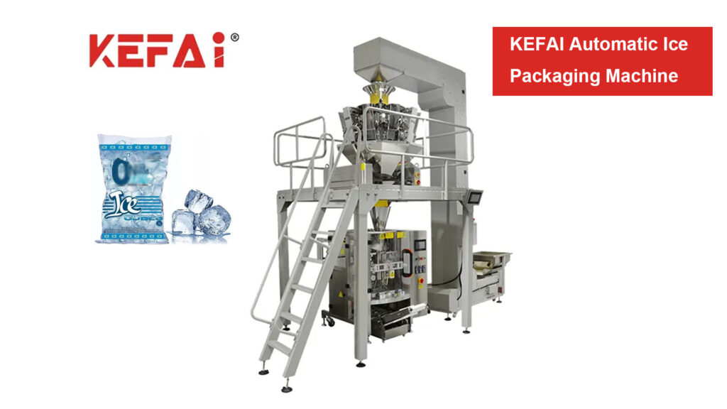 केएफएआई स्वचालित मल्टी-हेड वेइगर वीएफएफएस पैकिंग मशीन आईसीई क्यूब