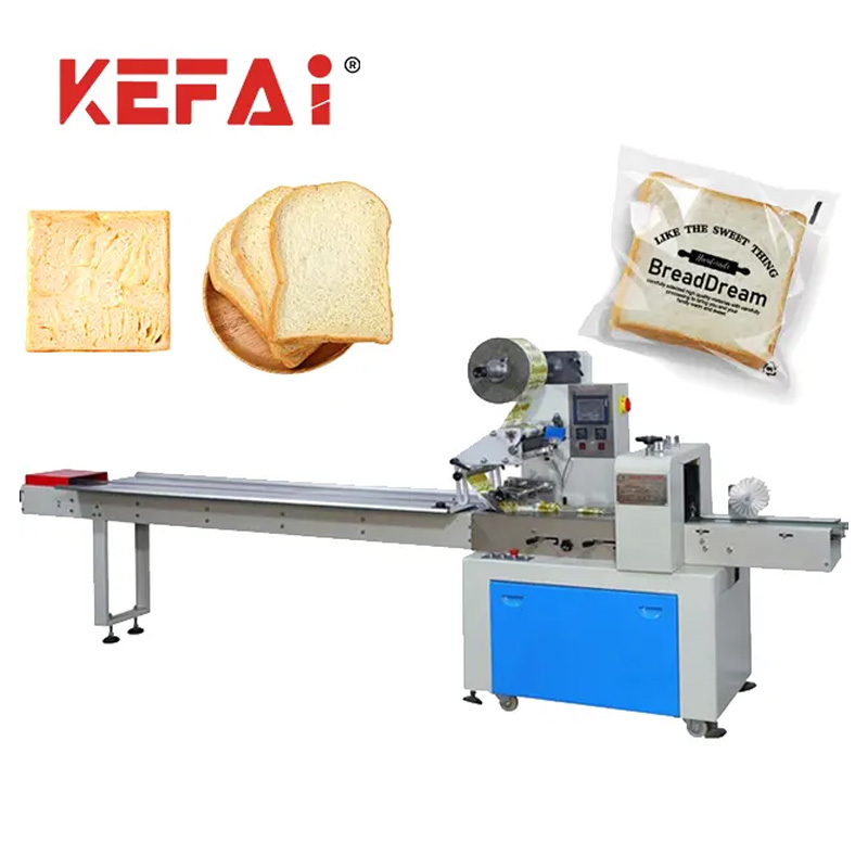 KEFAI फ़्लोपैक ब्रेड पैकिंग मशीन